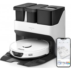 Roborock Robot Aspirateur Laveur S7 Max Ultra Blanc