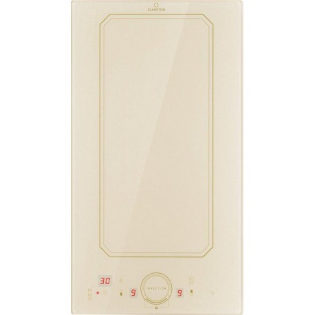 Klarstein Domino vitrocéramique Victoria Domino 3500W - Crème