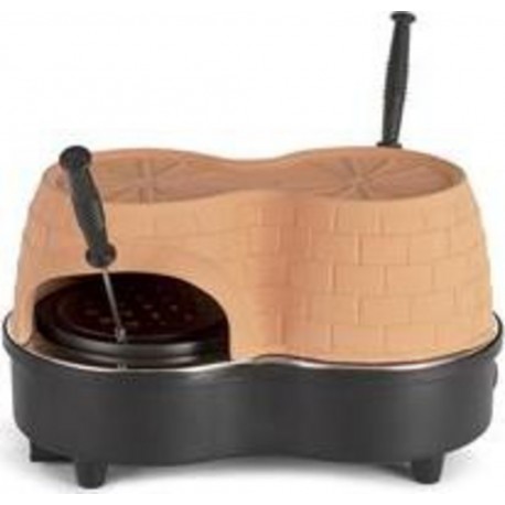 Livoo Four à pizza électrique Pizza dôme Party Duo 650W + 2 mini pelle