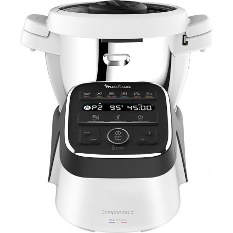 Moulinex Robot Cuiseur Companion XL Gris Noir 1550W 4,5L HF80DB10