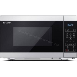 Sharp yc-mg81es four micro-ondes grill 28L cavité céramique émail - puissance 900W grill 1100W