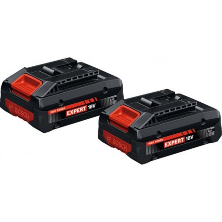 Bosch Pack batterie 2x EXBA18V-40 C