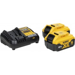 Dewalt Kit batterie (2x 18V/5Ah plus DCB1104)