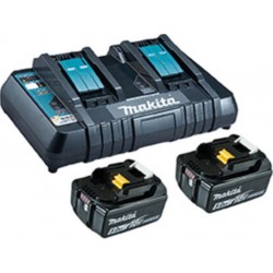Makita Kit Power Source Li, 18 V, 5 Ah, double chargeur inclus