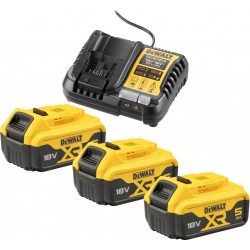Dewalt Kit batterie (3x 18V/5Ah plus DCB1104)