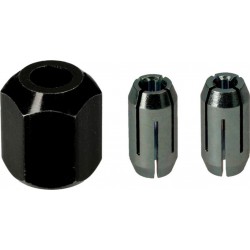 Bosch Jeu de douilles de serrage . Pour le fraisage de chants, 3 mm, 6 mm
