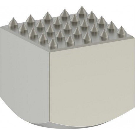 Bosch Plaque d'arrêt en carbure de tungstène 50x50 mm 5x5