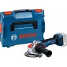 Bosch Meuleuse d’angle avec X-LOCK GWX 18V-11 S en L-BOXX (solo L)