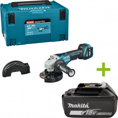 Makita DGA517ZJ Meuleuse 125 mm 18V dans Makpac