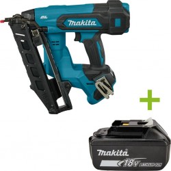 Makita DBN610Z LXT 18V Accu Brad tacker 16Ga excl. batteries et chargeur en boîte