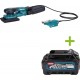 Makita BO005CGZ Ponceuse orbitale Accu 80x133 mm XGT 40V Max hors batteries et chargeur