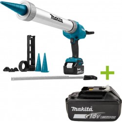 Makita DCG180RTX Pistolet à mastic 18V Li-Ion 5 Ah 5000 N