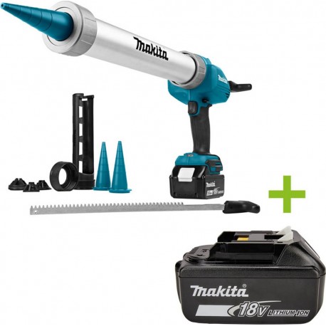 Makita DCG180RTX Pistolet à mastic 18V Li-Ion 5 Ah 5000 N