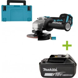 Makita DGA512ZJU Meuleuse 18V (AWS) Coffret Mbox (Produit seul)