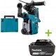 Makita DHR242ZJW Perfo-burineur SDS-Plus 18V + Système d'aspiration DX06