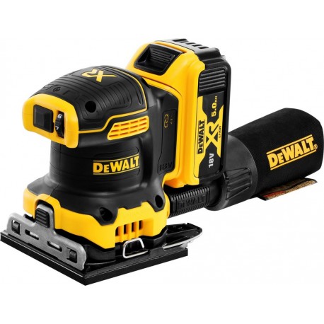 DeWalt DCW200P2-QW Ponceuse orbitale sans fil 18V 5.0Ah Li-ion
