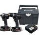 Panasonic EYC231PN2G Kit combiné perceuse à Accu EY74A3 et perceuse à percussion EY76A1 18 Volt 3.0 Ah Li-ion en systainer