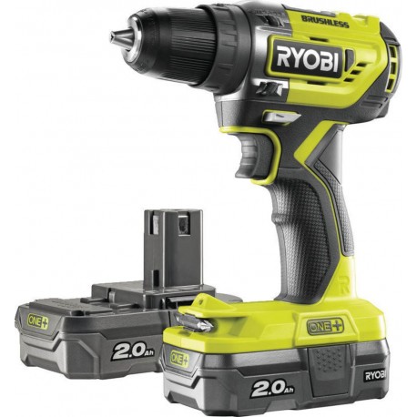 Ryobi 5133003733 R18DD5-220S Perceuse sans fil 18 Volt 2.0 Ah Li-ion