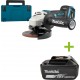 Makita DGA511ZJ 18V Meuleuse d”angle 125 mm sans batteries et chargeur en MBox
