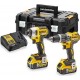 DeWalt DCK266P2T-QW Comboset Perceuse à percussion + Visseuse à chocs