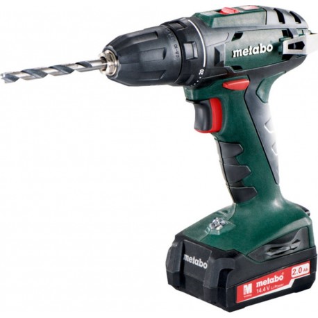 Metabo 602206540 BS 14.4 Perceuse-visseuse sans fil 14.4 Volt 2.0 AH Li-ion