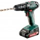 Metabo 602245550 SB 18 Perceuse à percussion à batterie 18 Volt 1,5 AH Li-ion