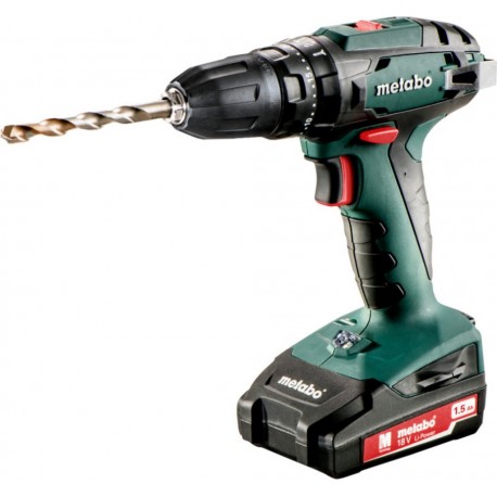 Metabo 602245550 SB 18 Perceuse à percussion à batterie 18 Volt 1,5 AH Li-ion