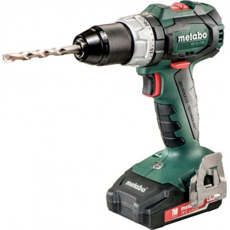 Metabo 602316550 Perceuse à percussion sans fil SB 18 LT BL 18 Volt 2.0 AH Li-ion