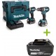 Makita DLX2180TJ - Perceuse à percussion DHP484 + Visseuse à chocs DTD153 18V