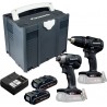 Panasonic EYC241PN2G Combo Set Perceuse sans fil EY79A3 et Clé à chocs EY76A1 18 Volts 3.0 Ah Li-ion dans Systainer