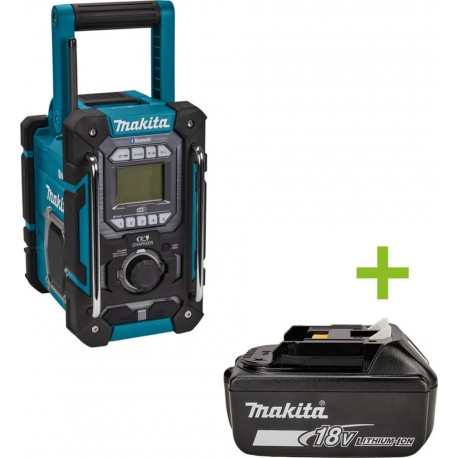 Makita DMR301 Radio de chantier avec Bluetooth, DAB et FM avec fonction de charge