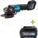 Makita GA032GZ Meuleuse d'angle 40V max avec AWS et interrupteur de sécurité 125mm excl. batteries et chargeur en MBox