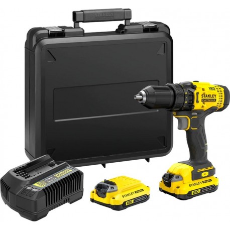 Stanley SFMCD700C2K Perceuse sans fil Fatmaxx V20 18V 1.5Ah BRUSHLESS