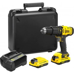 Stanley SFMCD711C2K Perceuse à percussion sans fil FATMAX V20 18V 1.5Ah BRUSHLESS