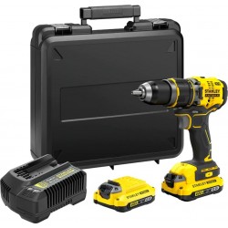 Stanley SFMCD721D2K FATMAX V20 Perceuse-visseuse à percussion sans fil 18V 2.0Ah BRUSHLESS