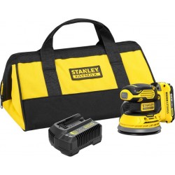 Stanley SFMCW220D1S FATMAX V20 Accu Excenter Sander 125 mm 18V 2.0Ah in Softbag