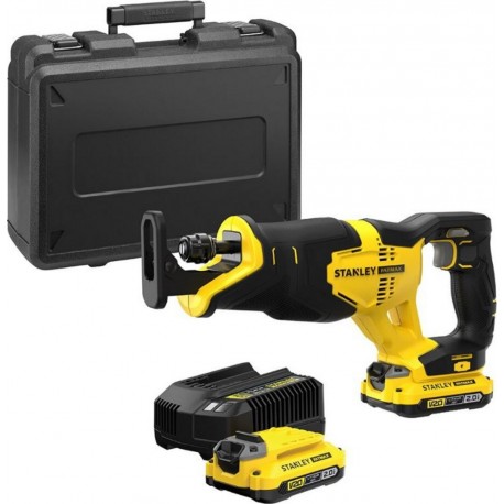 Stanley SFMCS310D2K Scie à guichet FATMAX V20 Accu 18 Volt 2.0 Ah Li-ion BRUSHLESS