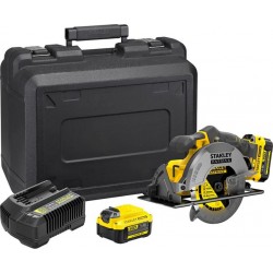 Stanley SFMCS500M2K Scie circulaire FATMAX V20 Accu 165mm 18 Volt 4.0Ah Li-Ion