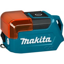 Makita ML107 Lampe de poche à batterie bloc Led avec sortie USB excluant les batteries et le chargeur