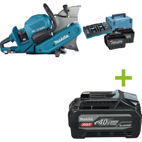 Makita CE001GL204 XGT 2x40 V Max Cutter 355 mm