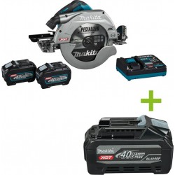 Makita HS011GT201 Scie circulaire Accu 270 mm 40V 5.0Ah Li-Ion