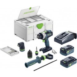 Festool 577621 TPC 18/4 5.0/4.0 I-Set QUADRIVE perceuse à percussion sans fil