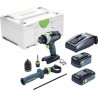 Festool 577651 Perceuse à percussion sans fil TPC 18/4 5.0/4.0 I-Plus QUADRIVE