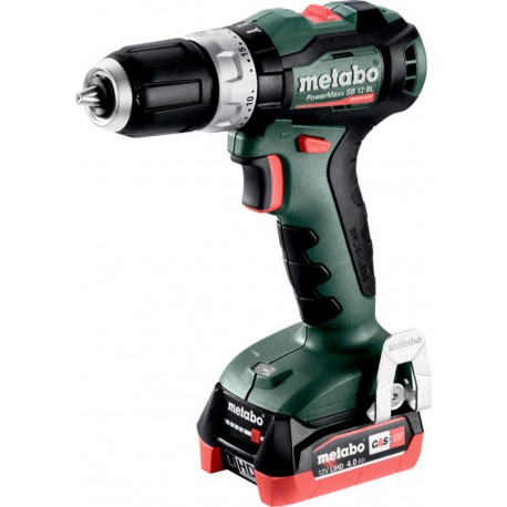 Metabo 601046800 Powermaxx SB 12 BL Perceuse à percussion 12V 4.0Ah LiHD en x