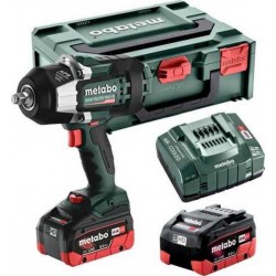 Metabo 602401660 SSW18LTX 1450 BL Clé à chocs sans fil 1/2 18V 5.5Ah LiHD en metabox