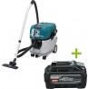 Makita VC007GLZ01 Aspirateur eau et poussière sans fil 2x40V Max excl. batteries et chargeur avec émetteur AWS