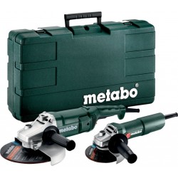 Metabo 685172500 Jeu de meuleuses d'angle avec coffret (WE 2200-230 + W 750-125)