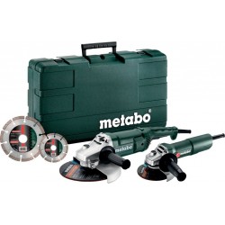 Metabo 685172510 Jeu de meuleuses d'angle avec coffret (WE 2200-230 + W 750-125)