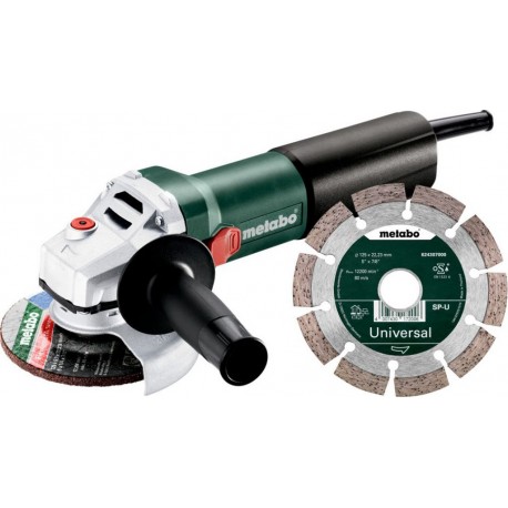 Metabo 610035920 WQ 1100-125 Set Petite meuleuse d'angle