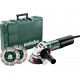Metabo 610035510 WQ 1100-125 SET 1100 W 125 mm meuleuse d'angle + 2 disques diamantés en coffret